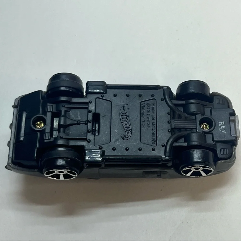 hot wheels hollowback car mcdonalds happy meal toy 2017 gray muscle car‎
